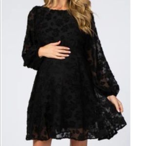 Pink blush maternity dress